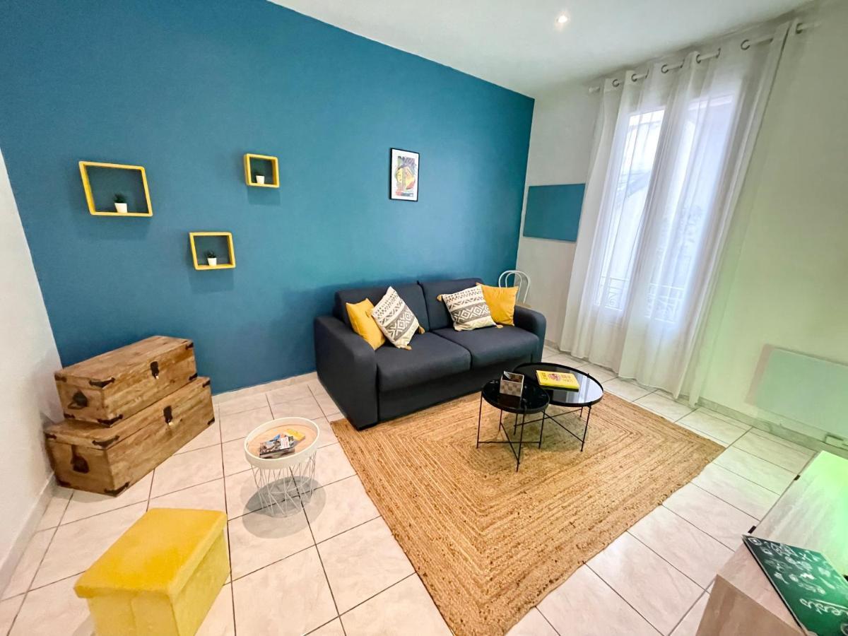 Joli Appartement Spacieux A 3 Min A Pied De La Mer Nice Bagian luar foto