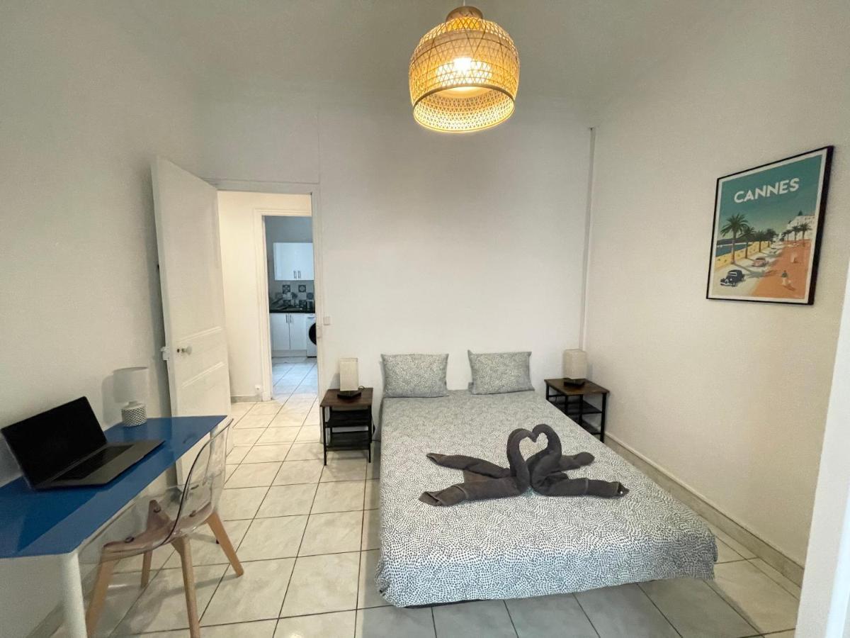 Joli Appartement Spacieux A 3 Min A Pied De La Mer Nice Bagian luar foto