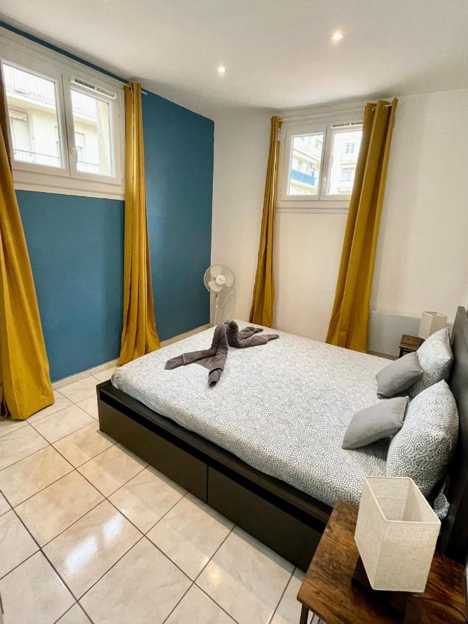 Joli Appartement Spacieux A 3 Min A Pied De La Mer Nice Bagian luar foto